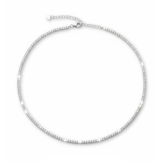 Colar de Prata 925 cravejado