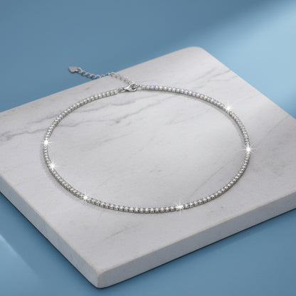 Colar de Prata 925 cravejado